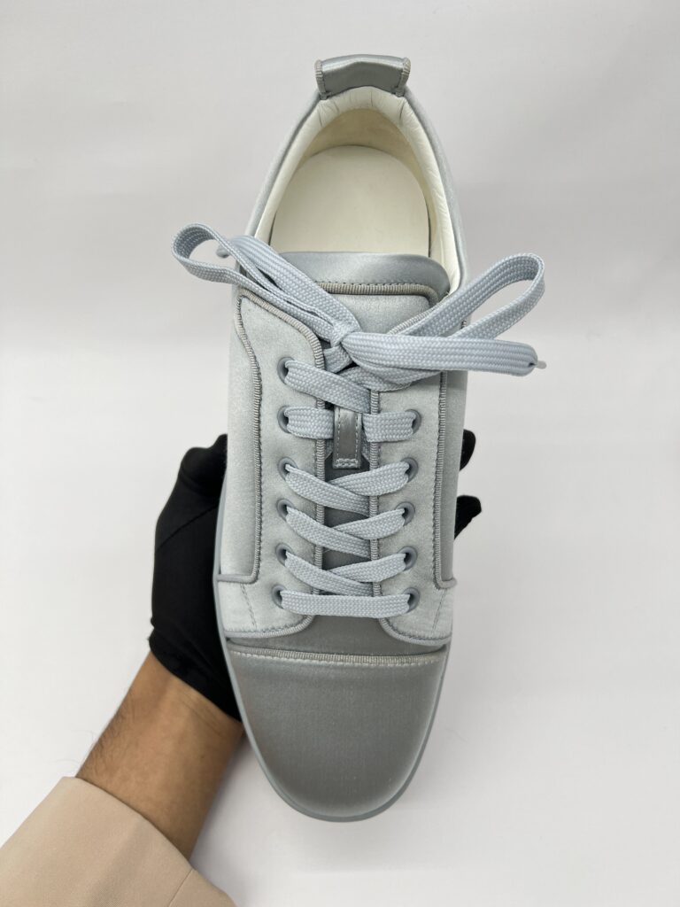 Louis Junior Orlato Flat Satin Light Blue