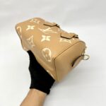 Speedy Bandou 20 Giant Monogram Empreinte Caramel