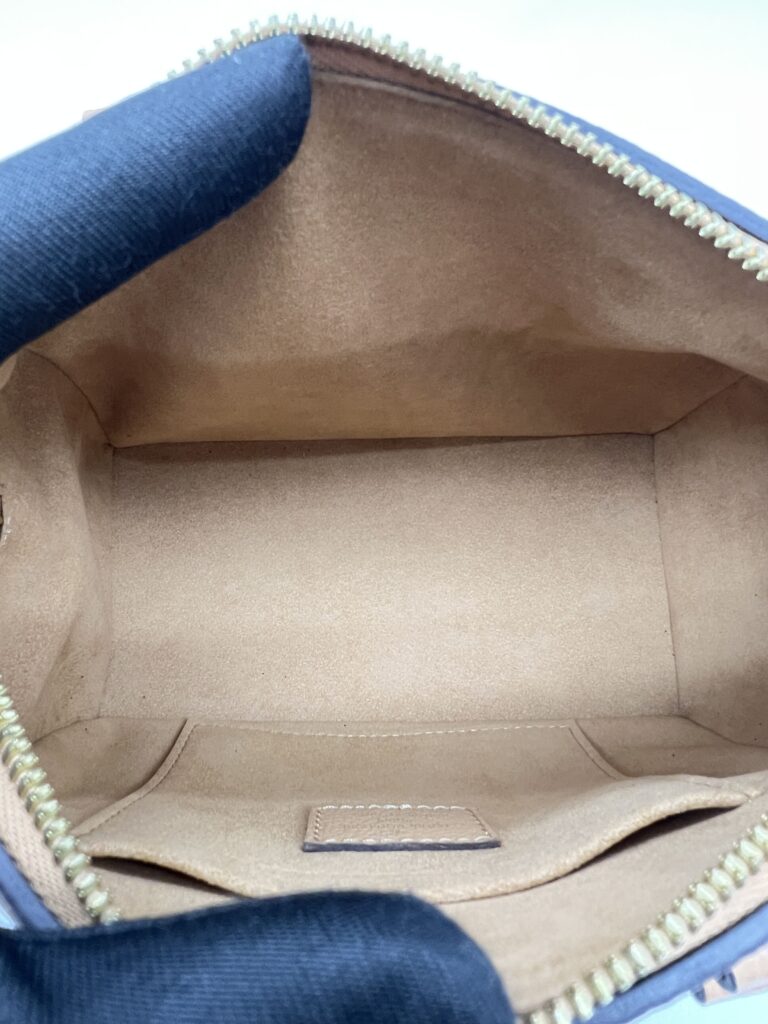 Speedy Bandou 20 Giant Monogram Empreinte Caramel