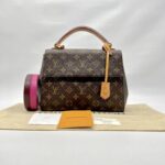 Cluny BB Monogram Bordeaux Fuchsia GHW