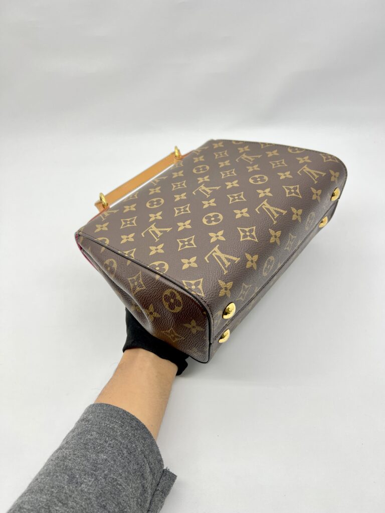 Cluny BB Monogram Bordeaux Fuchsia GHW