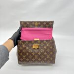 Cluny BB Monogram Bordeaux Fuchsia GHW