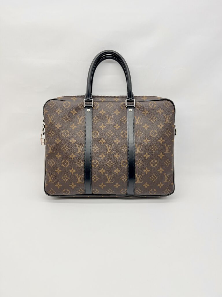 Briefcase Monogram Macassar SHW