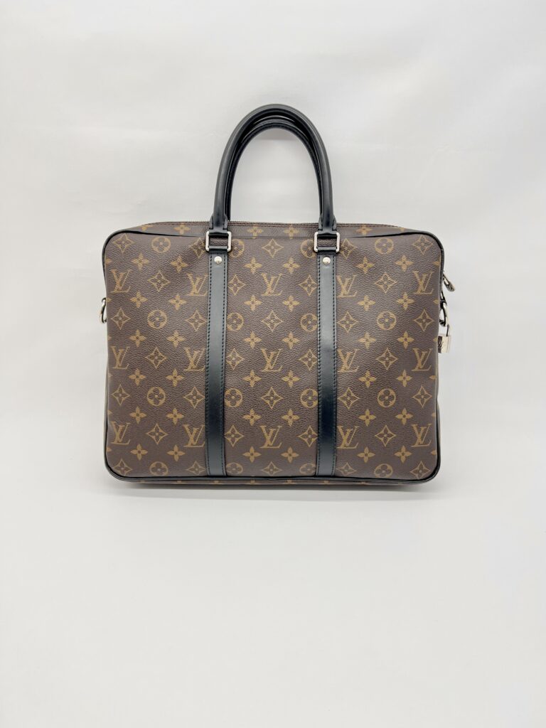 Briefcase Monogram Macassar SHW