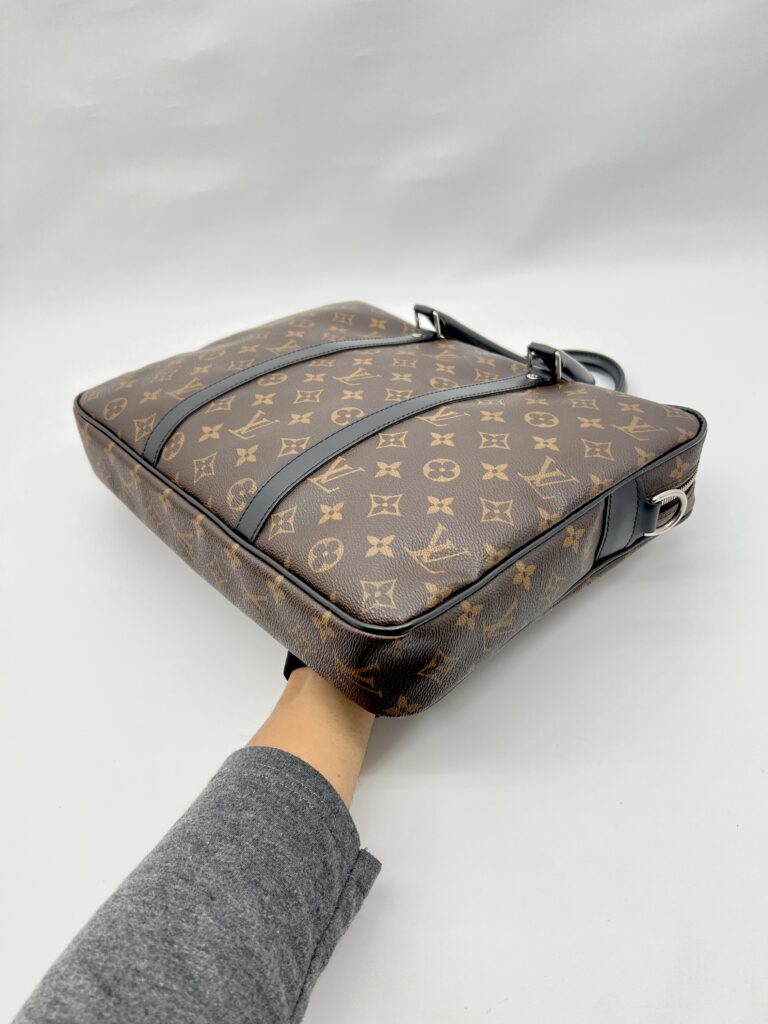 Briefcase Monogram Macassar SHW