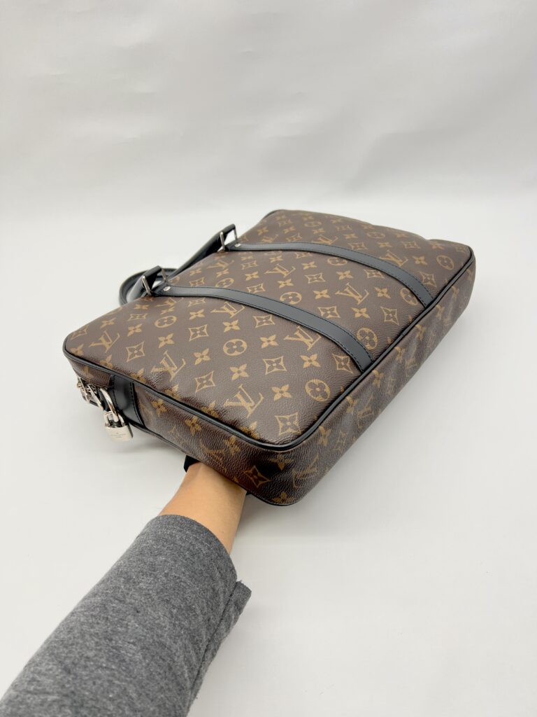 Briefcase Monogram Macassar SHW