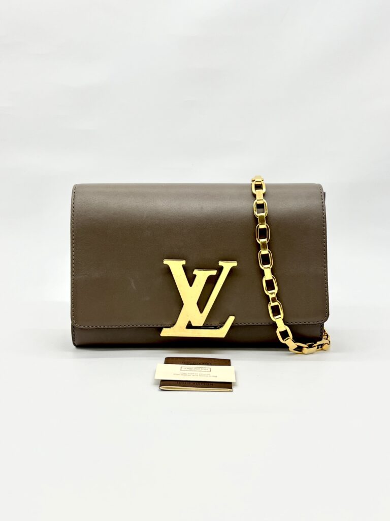 Chain Pochette Louise Taupe GHW