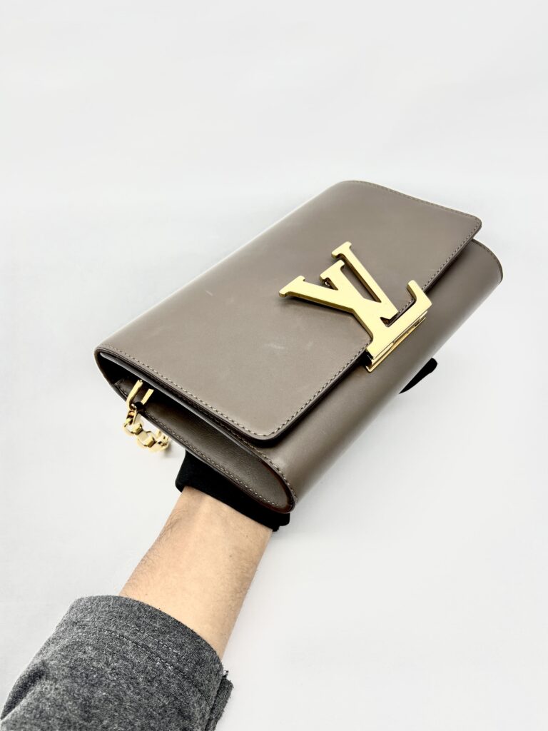 Chain Pochette Louise Taupe GHW