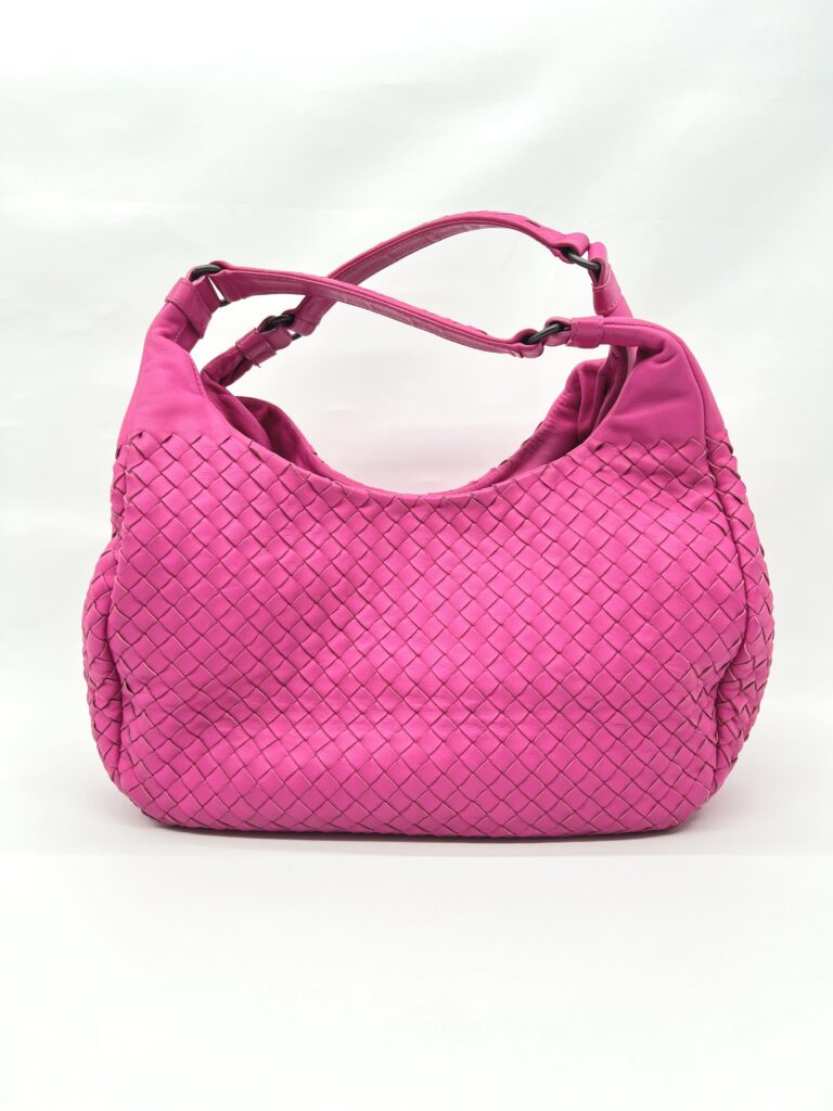 Campana Hobo Intrecciato Fuchsia
