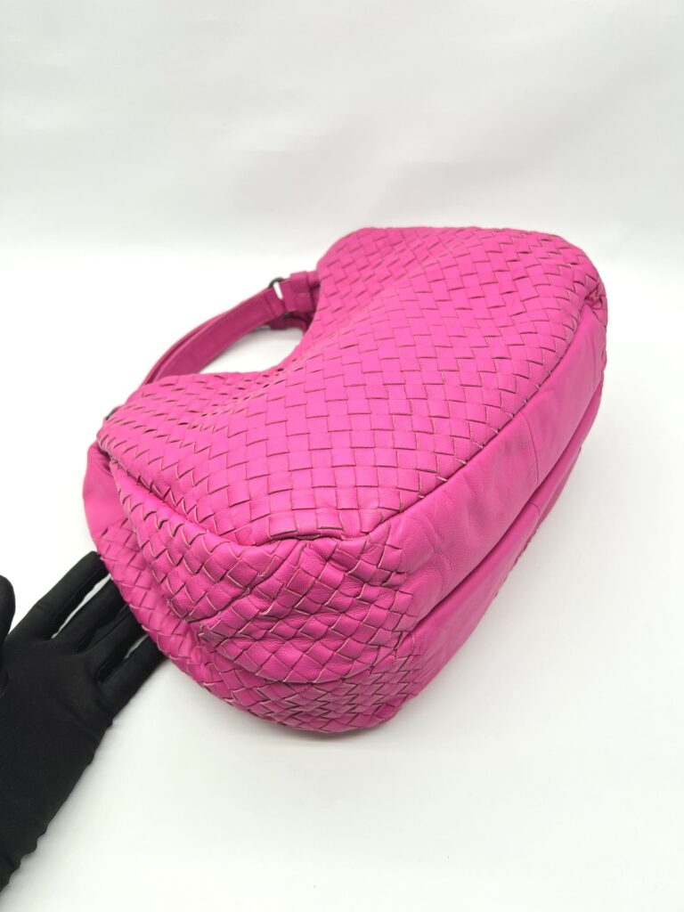 Campana Hobo Intrecciato Fuchsia