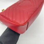 Marmont Flap Small Red GHW