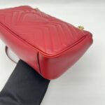 Marmont Flap Small Red GHW