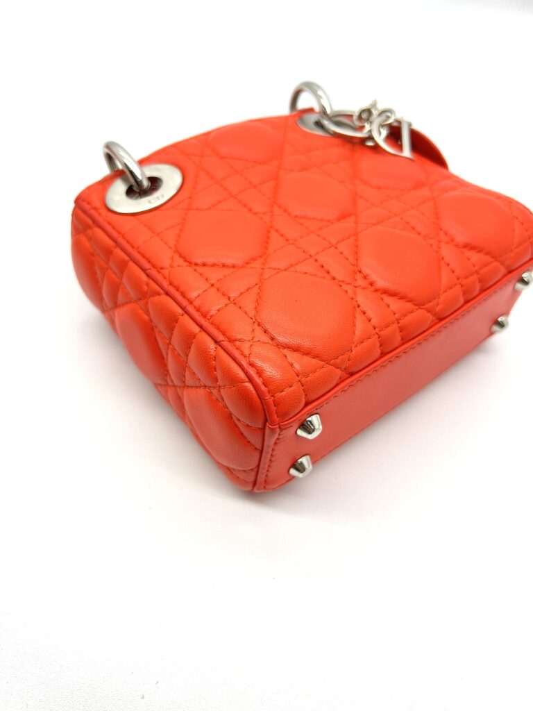 Lady Dior Lambskin Orange SHW