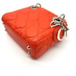 Lady Dior Lambskin Orange SHW