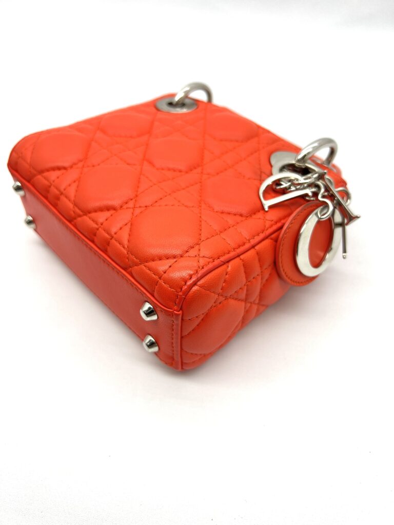 Lady Dior Lambskin Orange SHW
