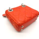 Lady Dior Lambskin Orange SHW