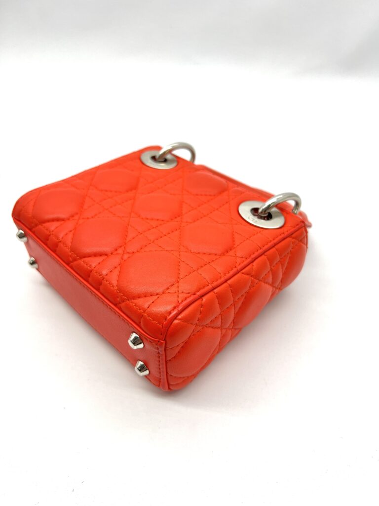 Lady Dior Lambskin Orange SHW