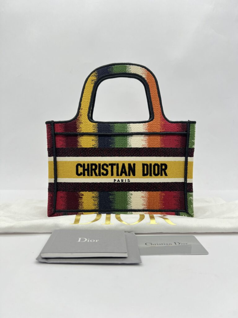 Dior Book Tote Micro Canvas Multicolor