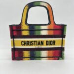 Dior Book Tote Micro Canvas Multicolor