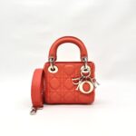 Lady Dior Lambskin Orange SHW