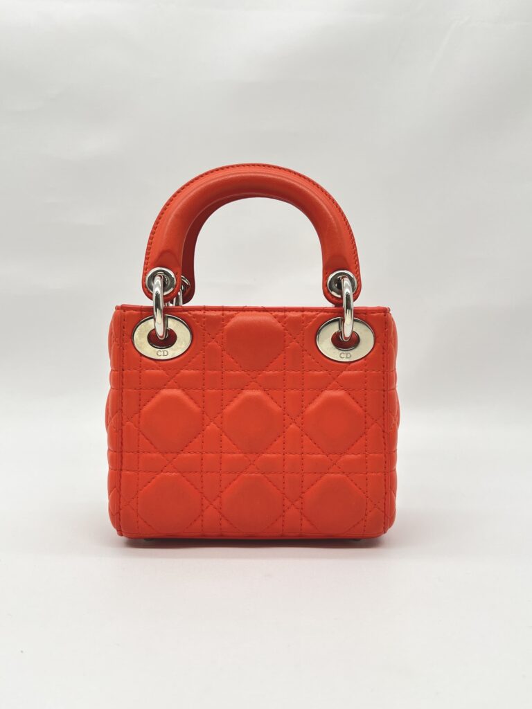 Lady Dior Lambskin Orange SHW