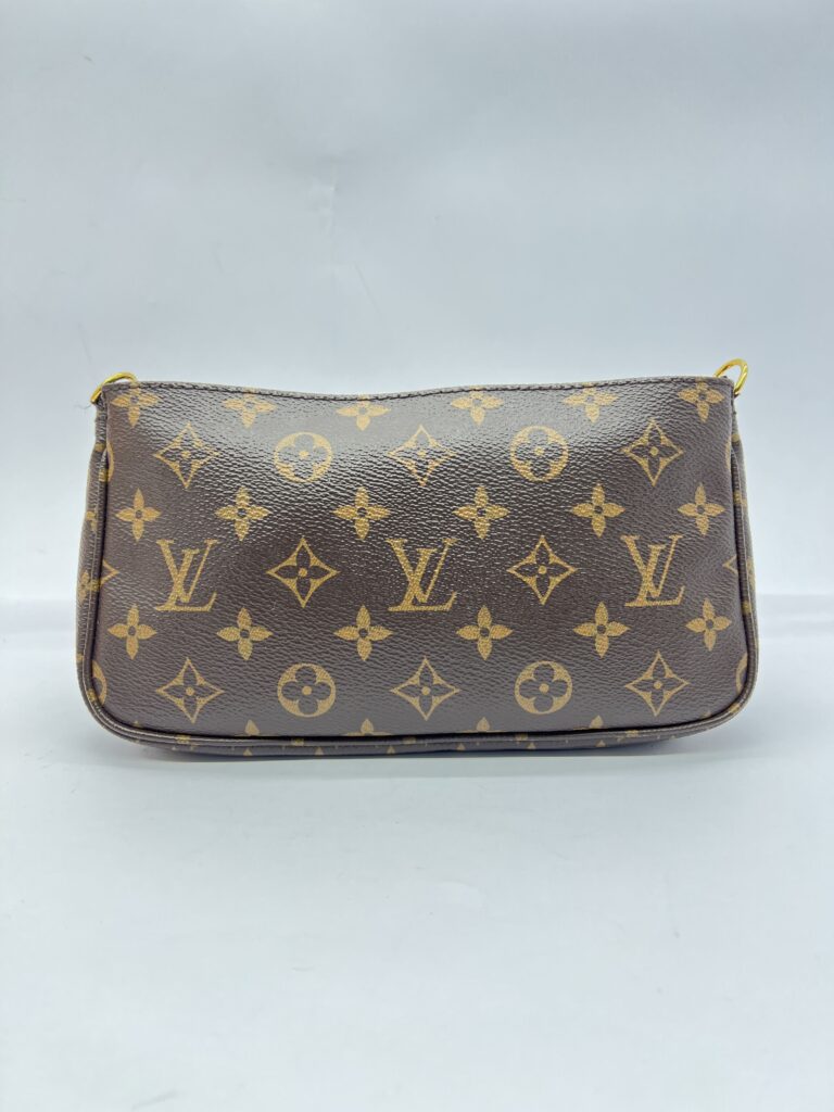 Multi Pochette Monogram Strap Khaki GHW