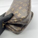 Multi Pochette Monogram Strap Khaki GHW