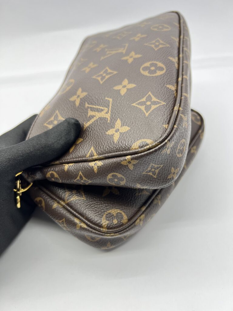 Multi Pochette Monogram Strap Khaki GHW