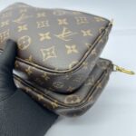 Multi Pochette Monogram Strap Khaki GHW