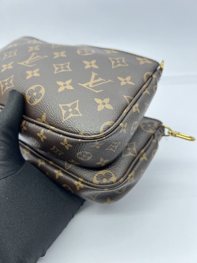 Multi Pochette Monogram Strap Khaki GHW