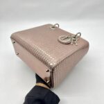 Lady Dior Medium Patent Cannage Rose Gold LGHW