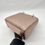 Lady Dior Medium Patent Cannage Rose Gold LGHW