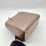 Lady Dior Medium Patent Cannage Rose Gold LGHW