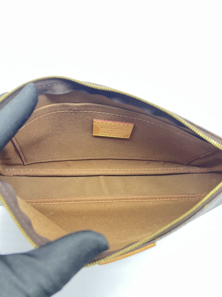 Multi Pochette Monogram Strap Khaki GHW