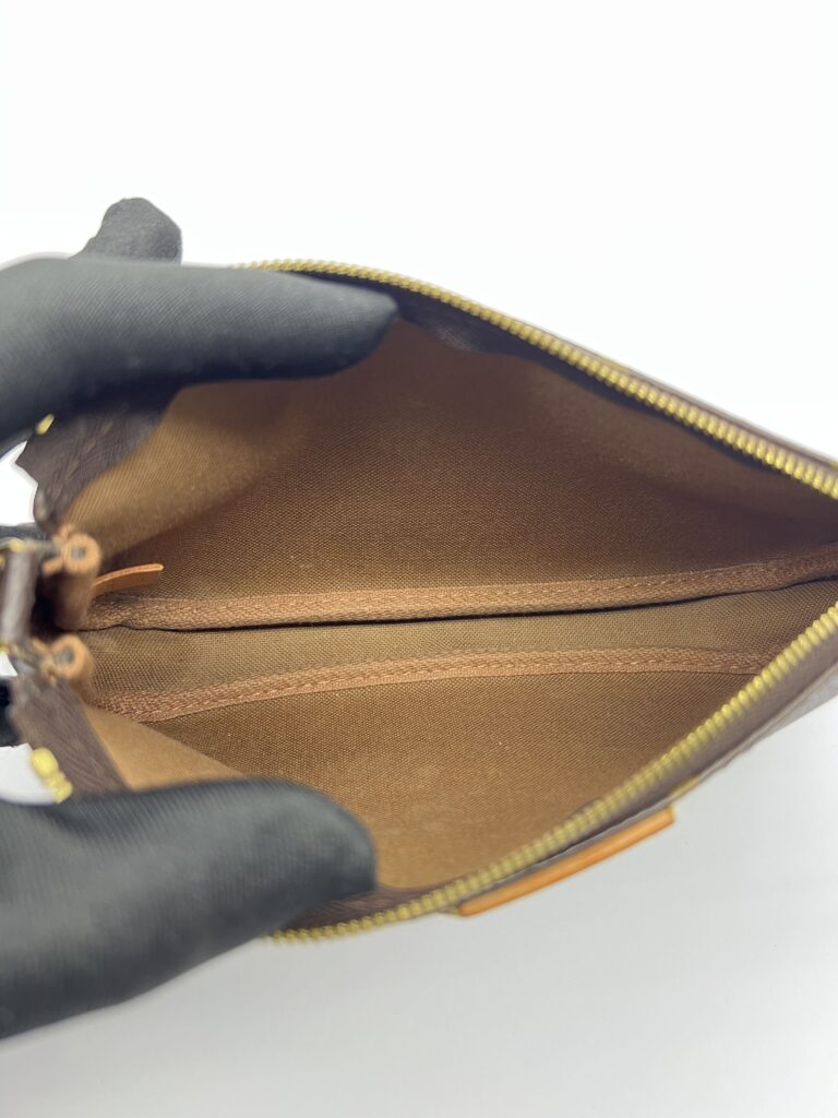 Multi Pochette Monogram Strap Khaki GHW