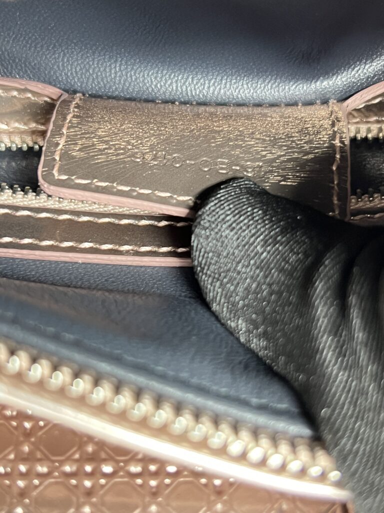 Lady Dior Medium Patent Cannage Rose Gold LGHW