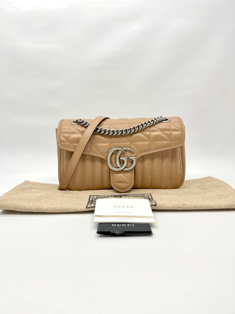 Marmont Small Caramel Geometric RHW