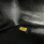 Mini Rectangle Crinkled Patent All Black