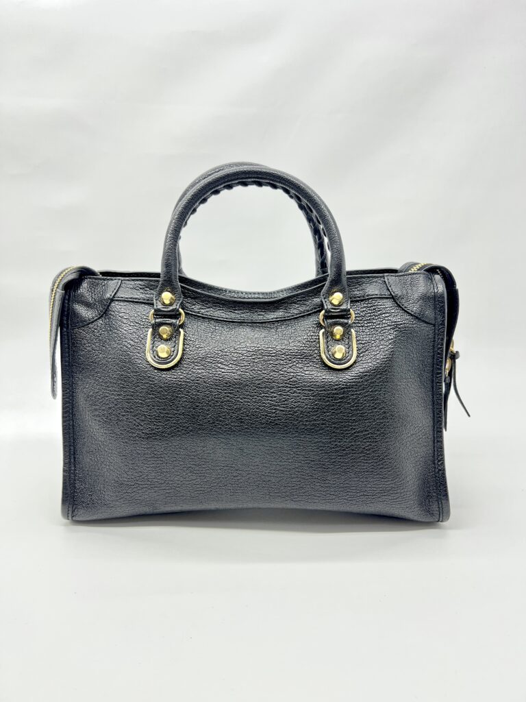 Small City Edge Chevre Black GHW