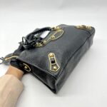 Small City Edge Chevre Black GHW