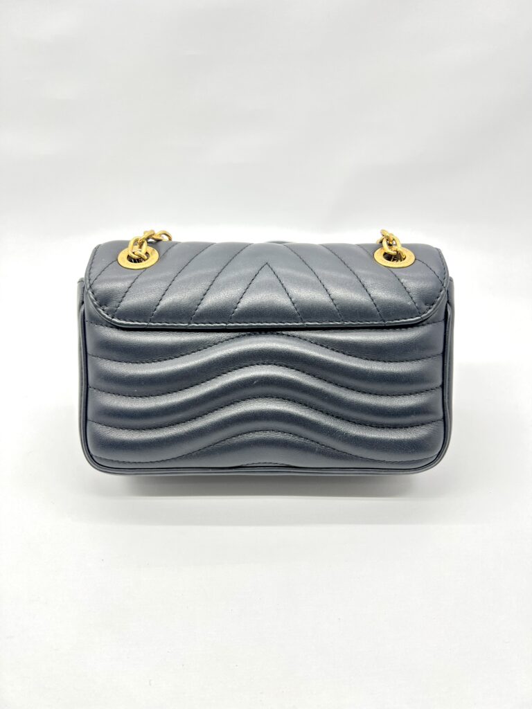 New Wave Chain Bag Navy GHW