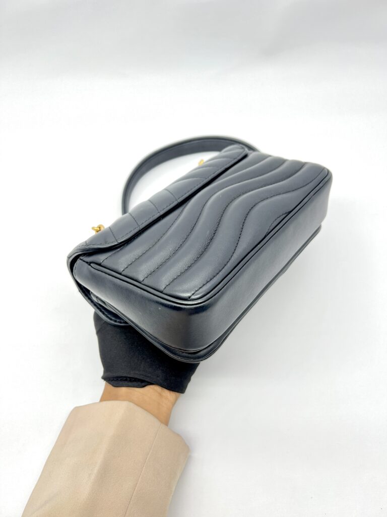 New Wave Chain Bag Navy GHW