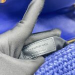 Niki Medium Raffia Blue GHW