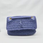 Niki Medium Raffia Blue GHW