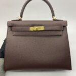 Kelly 28 Epsom Rouge Sellier GHW