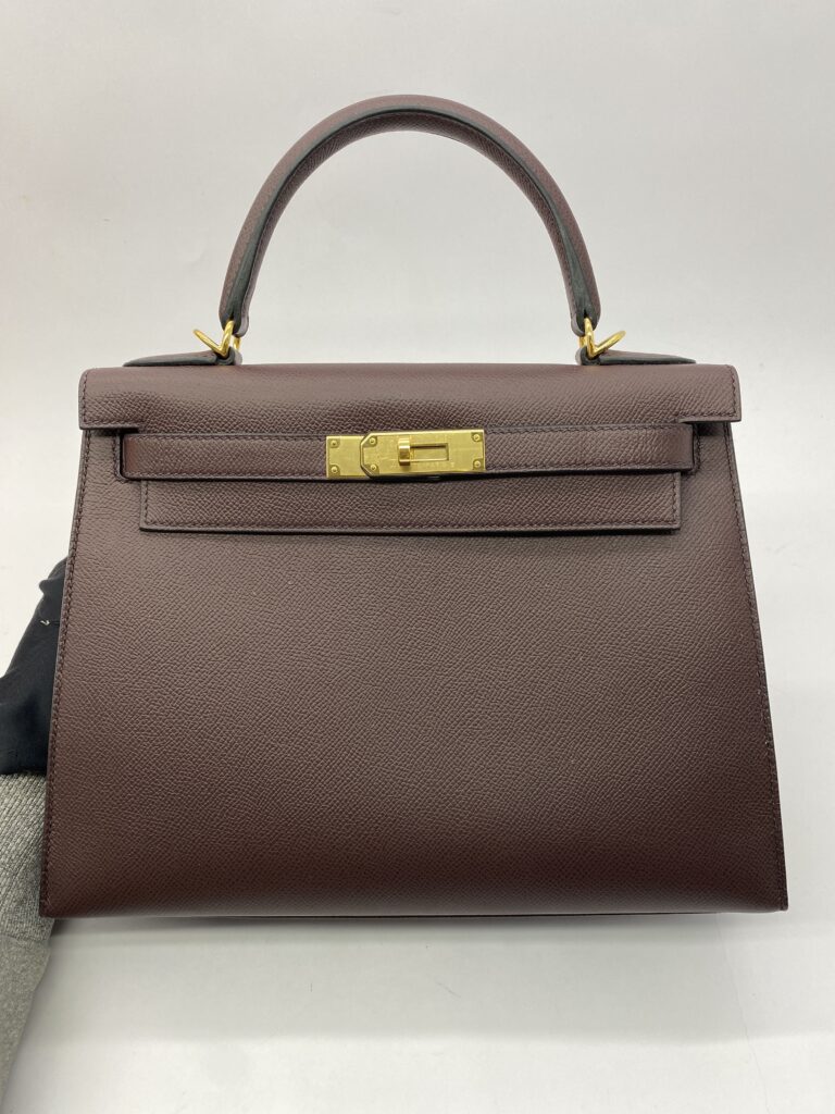 Kelly 28 Epsom Rouge Sellier GHW