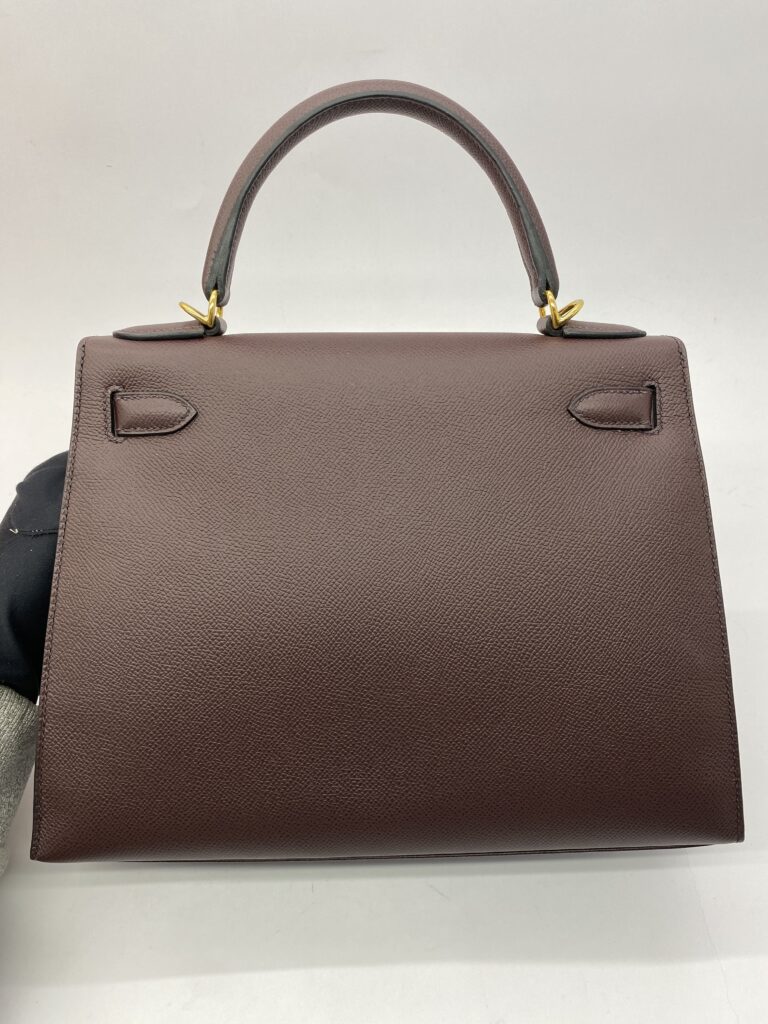 Kelly 28 Epsom Rouge Sellier GHW