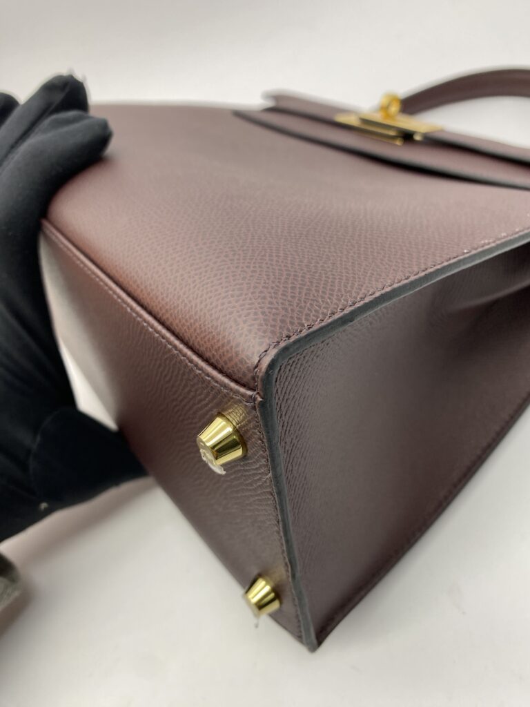 Kelly 28 Epsom Rouge Sellier GHW