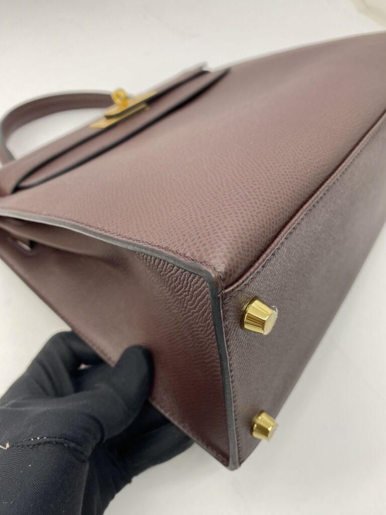 Kelly 28 Epsom Rouge Sellier GHW