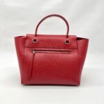 Micro Belt Bag Grained Red SHW